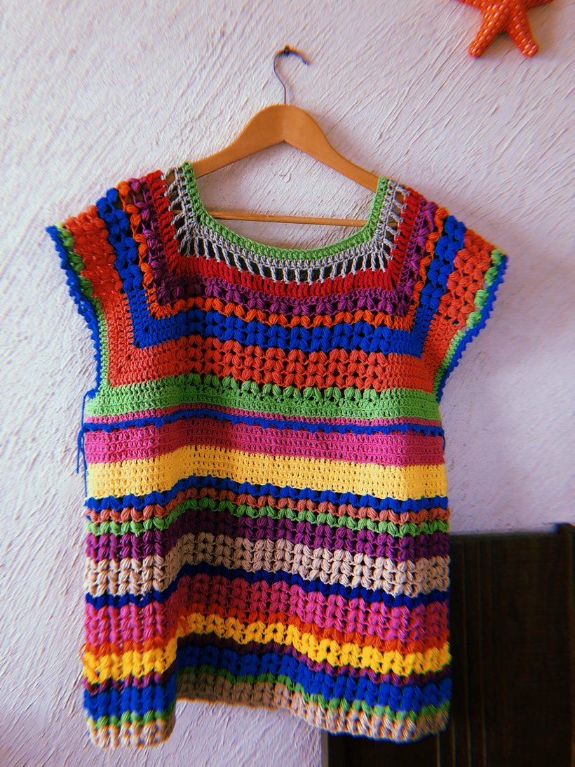 Blusa a Crochet - Learn crochet Knitting 