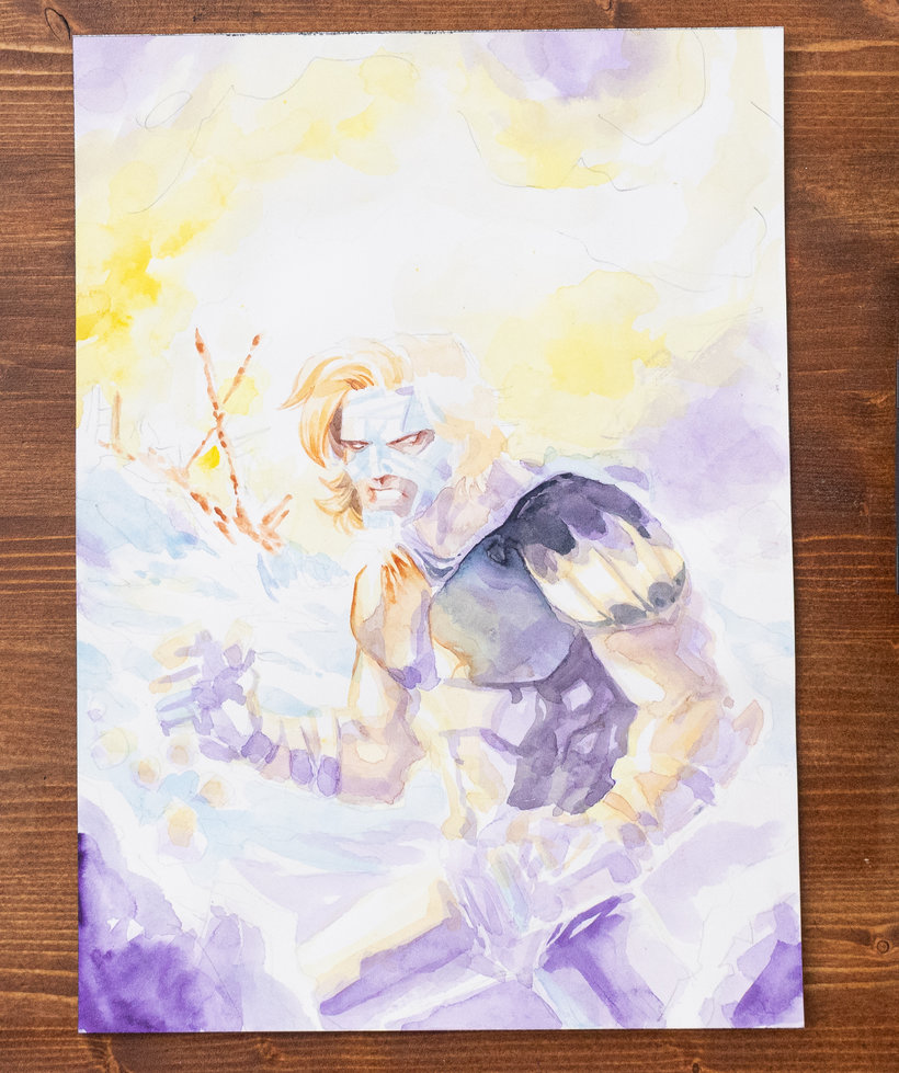 Watercolor Techniques for Comic Book Covers, Watercolor Techniques for  Comic Book Covers (tony_moy)