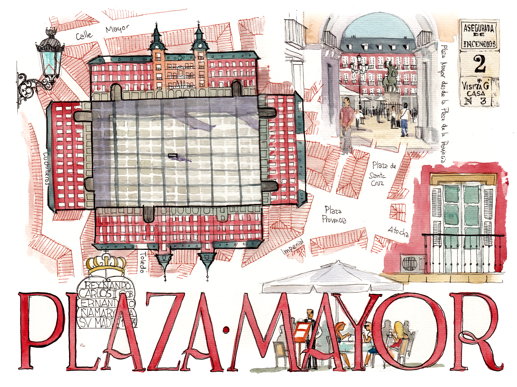 Dibujos de Madrid | Domestika