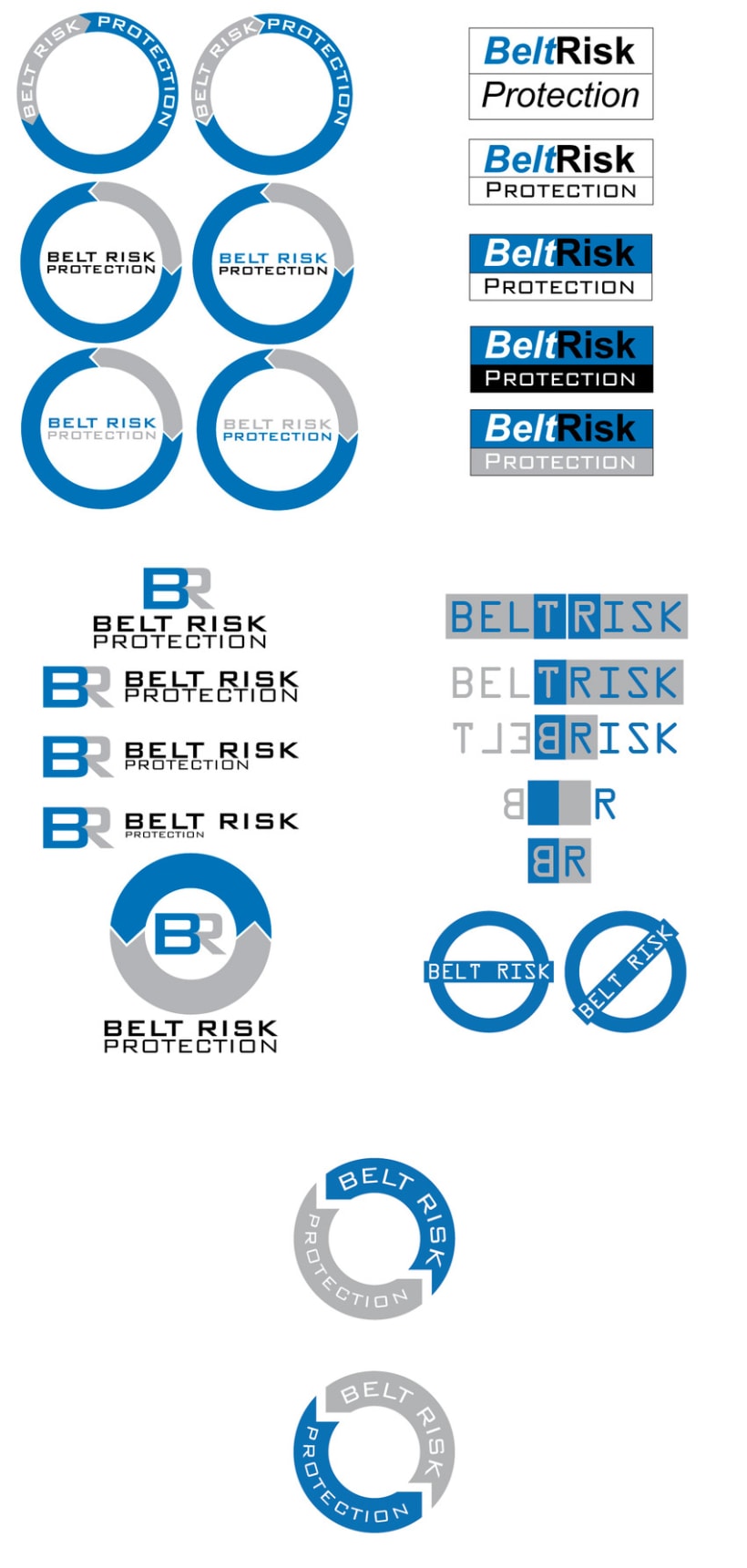 Logotipo e imagen corporativa Belt Risk Protection