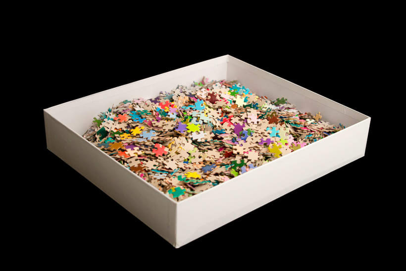 Un puzle CMYK de 5000 piezas 5
